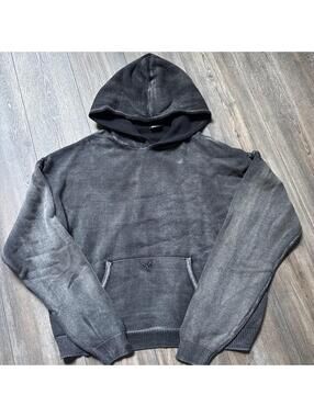 Ditch Vintage Sweater Knit Hoodie Coal Size Large NWOT
